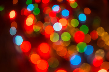Obraz premium New Year's bokeh 10