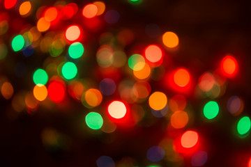 Fototapeta premium New Year's bokeh 9