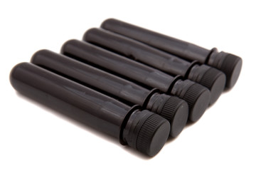 Four Pet Bottle Preforms on white background