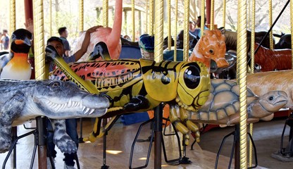 Fototapeta na wymiar Insect Carousel Ride