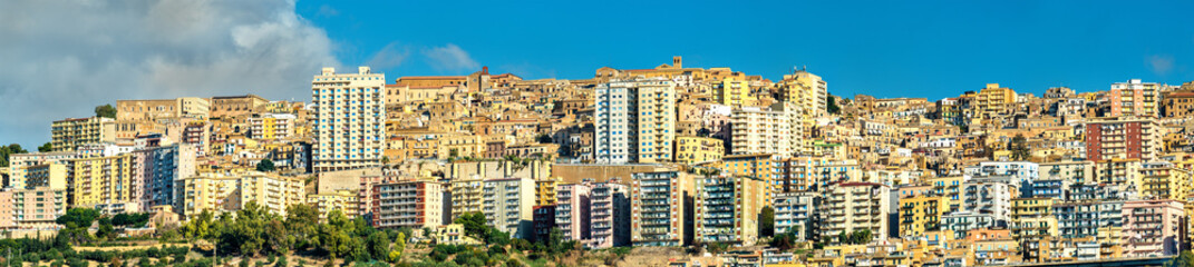 Fototapeta na wymiar Panorama of Agrigento in Sicily, Italy