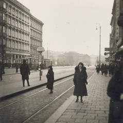 FOTO ANNI 30 NEL CENTRO DI VIENNA