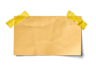 note paper blank sign tag label