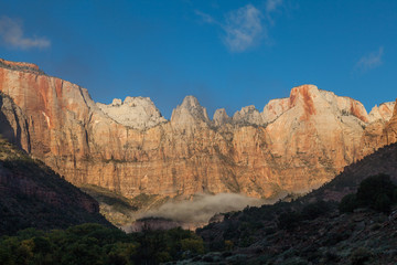 Rugged Scenic Zion National Park Landscape