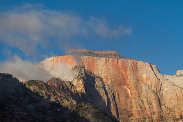 Rugged Scenic Zion National Park Landscape
