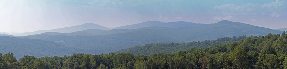 Blue Ridge Mountains, light