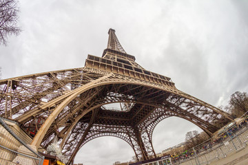 Fish Eye Eiffel Tower 003