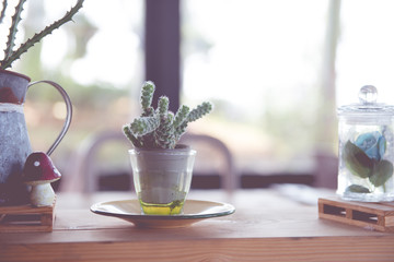 Decorate for coffee shop vintage style