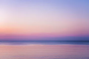 Crédence de cuisine en verre imprimé Mer / coucher de soleil Superposition de mer et de ciel frais