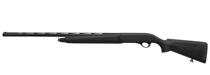 Shotgun isolated on white