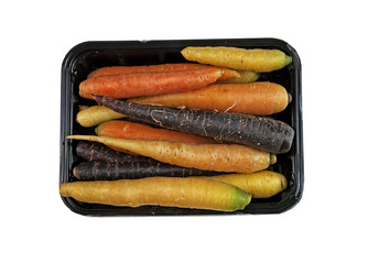 Organic Carrots of various colors