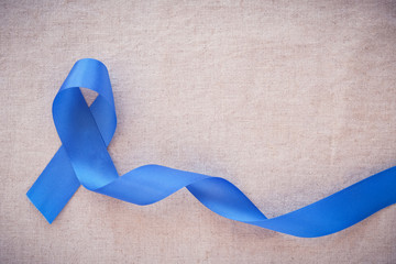 Blue ribbon, Colon Cancer, Colorectal Cancer, Child Abuse awareness, world diabetes day