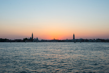 Fototapeta premium Venice at sunset