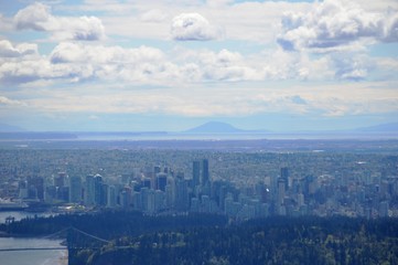 View of Vancouver city from Cypress Park Canada