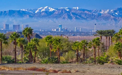 Fotobehang View of Las Vegas in Nevada © riderolga