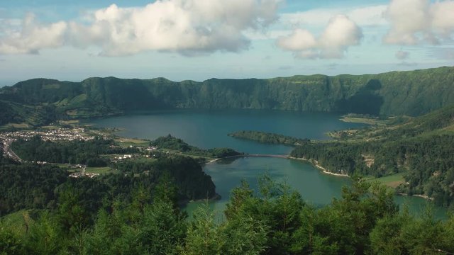 Volcano on Azores Island San Miguel