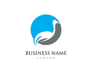 Swan logo Template