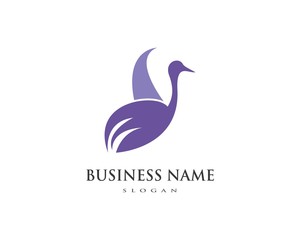 Swan logo Template