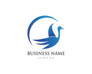 Swan logo Template