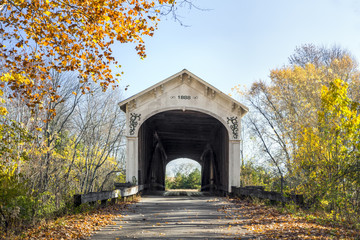 Forsythe Mill Covered Bridge - Rush County, Indiana
