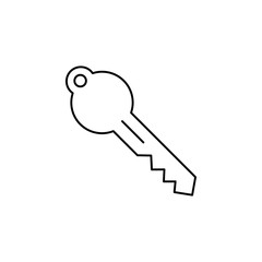 line key Icon. Real estate element. Premium quality graphic design. Signs, outline symbols collection, simple thin line icon for websites, web design, mobile app, info graphics