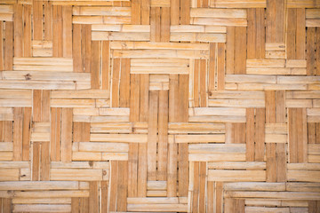 Texture of bamboo wall