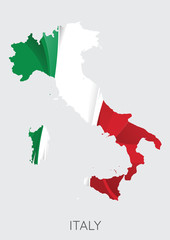 Fototapeta premium Map of Italy