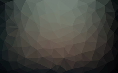 Light dark vector Low poly crystal background. Polygon design pattern. Low poly illustration background.