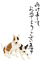 犬の年賀状