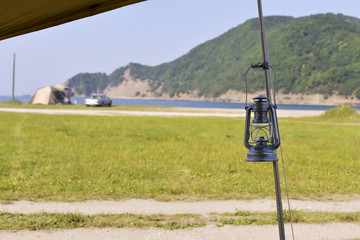 キャンプ場の風景