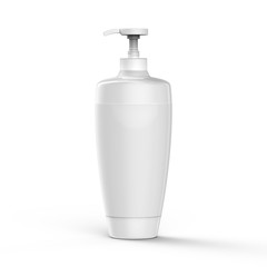 Shampoo or lotion blank mockup