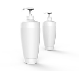 Shampoo or lotion blank mockup