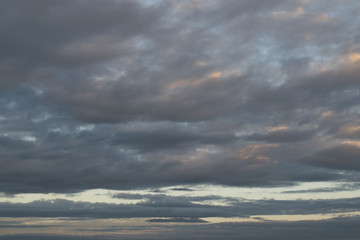 Obraz premium Evening clouds