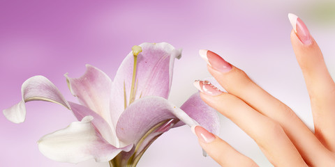 Beautiful manicure nails