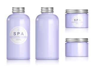 Cosmetic container mockup