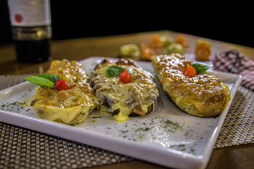 stuffed eggplant brazilian food