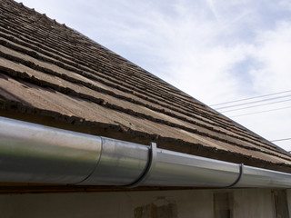 rain gutter roof