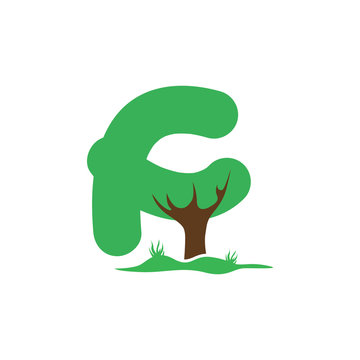 F  Letter Tree Green Logo