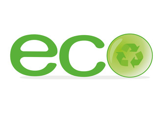 Vector logo eco