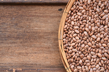 close up of pinto bean for background 
