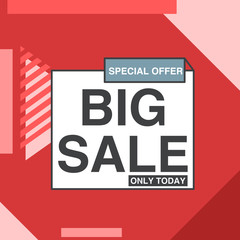 Big Sale Memphis style Banner or Poster