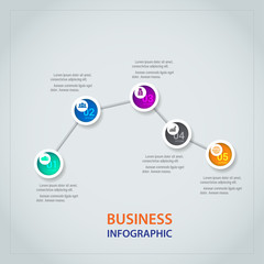 Time line infographic and icons vector design template.