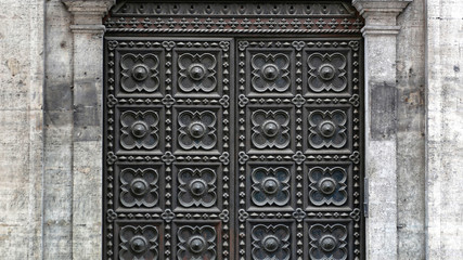 Medieval Black Door