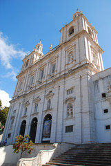 Fototapeta na wymiar Church of Sao Vicente of Fora, Lisbon, Portugal