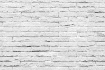 White brick wall background. gray texture stone concrete,rock plaster stucco; paint pastel masonry block pattern; Construction architecture indoor seamless design modern room. House Interior surface.