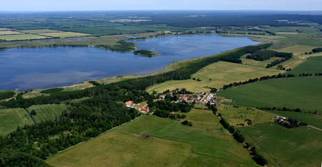 Fototapeta na wymiar Galenbecker See in Vorpommern