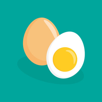 Eggs Flat Icon
