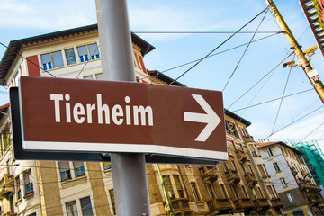 Schild 223 - Tierheim