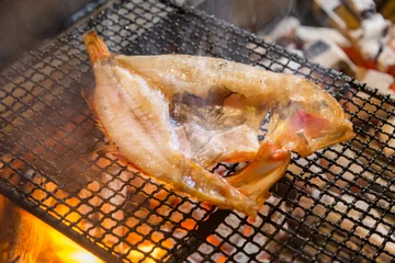 Fotobehang 焼き魚 © kei u