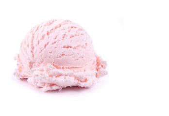 Pink ice cream